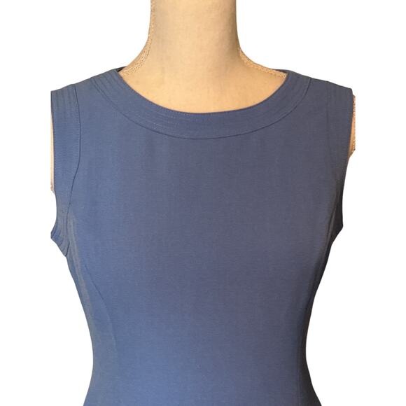 Kasper Women’s Light Blue Sheath Dress - size 4P - workwear, business - Picture 3 of 7